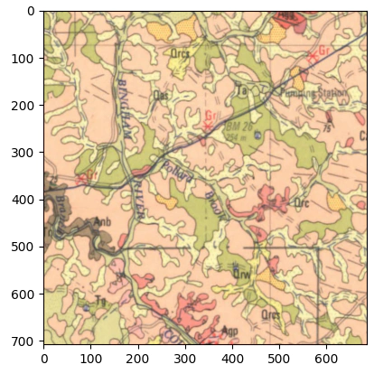 model test area